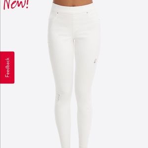SPANX Skinny Distressed Jeans